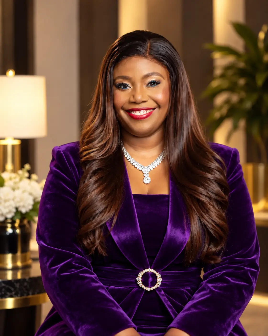 Birthday prayer-chain artwork for Pastor Rhoda Olusina